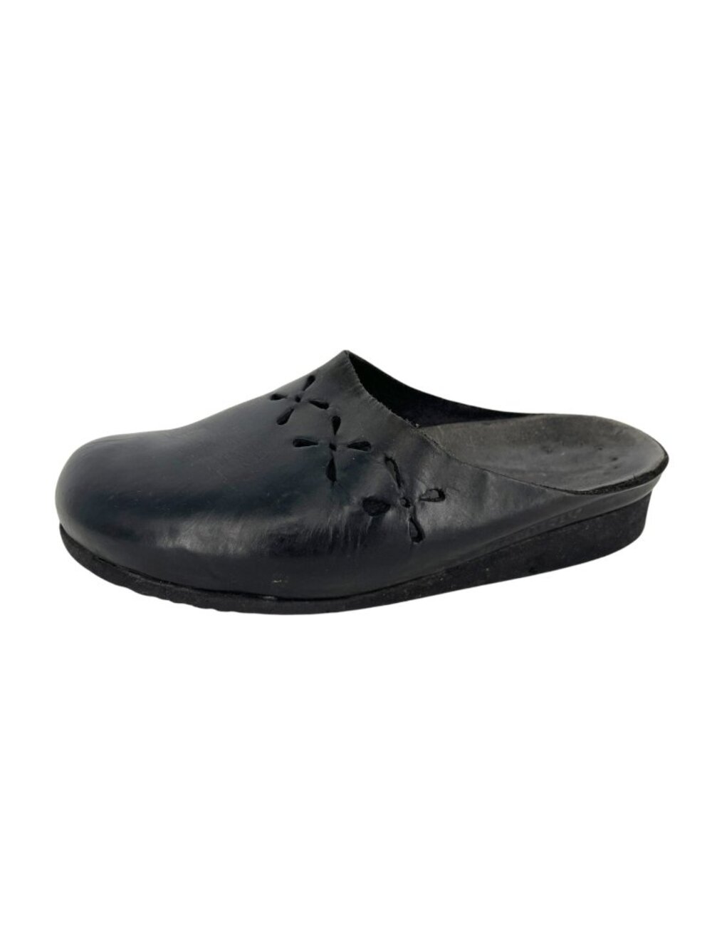 Mephisto Mobilis Comfort Clogs Cut-Out Detail Black Size 38 EU 8 US